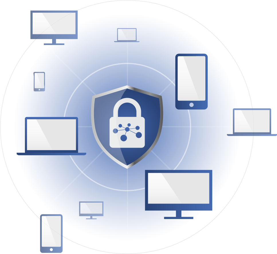 Device Mgmt Glow (967x886), Png Download
