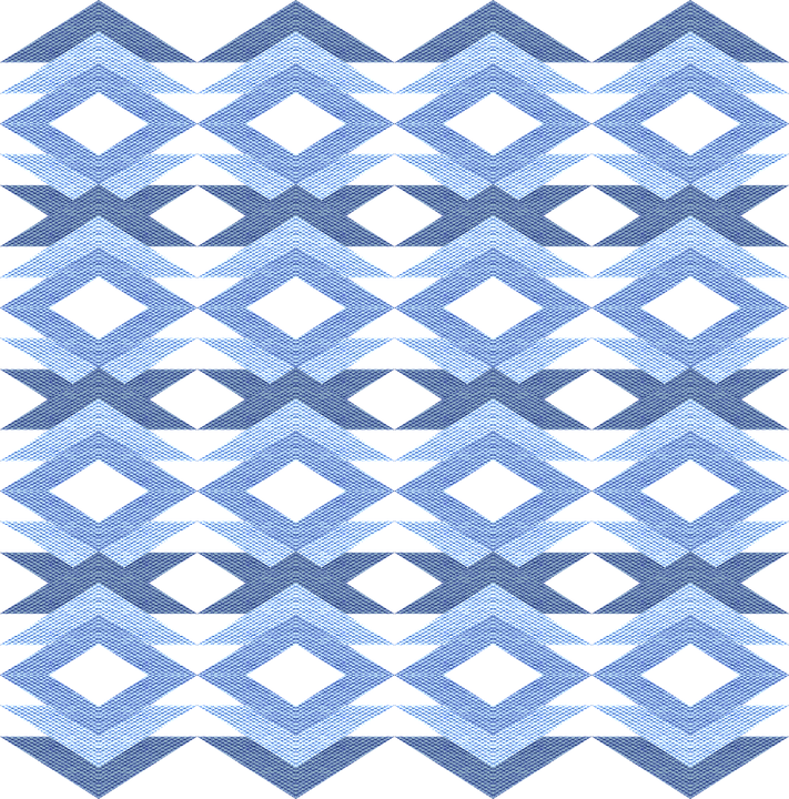 Fabric, Texture, Geometric, Blue, Shades, Shapes, Hues - Wool (711x720), Png Download