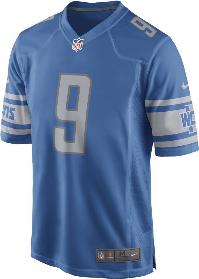 Nike Nfl Detroit Lions Men's Football Game Jersey Size - Detroit Lions Jersey 2018 (1000x1000), Png Download