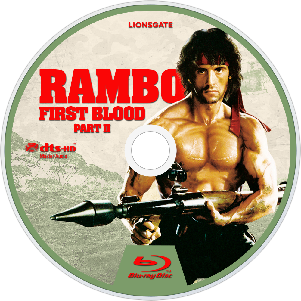 Rambo Png - Rambo: First Blood Part Ii - Movie Poster (1000x1000), Png Download