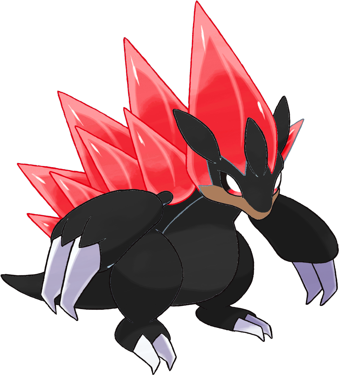 Slash , - Alolan Sandshrew And Sandslash (1280x1280), Png Download