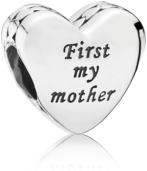 Mother And Friend Engraved Heart Charm - Pandora First My Mother Charm (1000x1000), Png Download