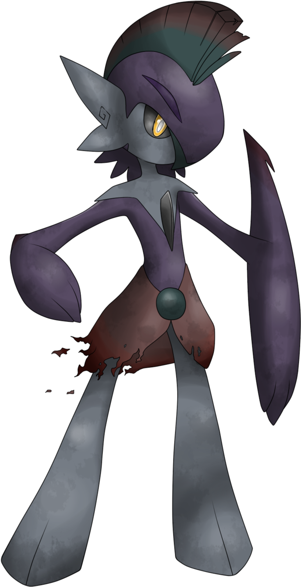 13,990 Views - Alolan Gardevoir And Gallade (644x1241), Png Download