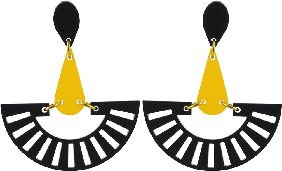 Fandango - Toolally Fandango Drop Earrings, Raspberry/multi (1000x1000), Png Download