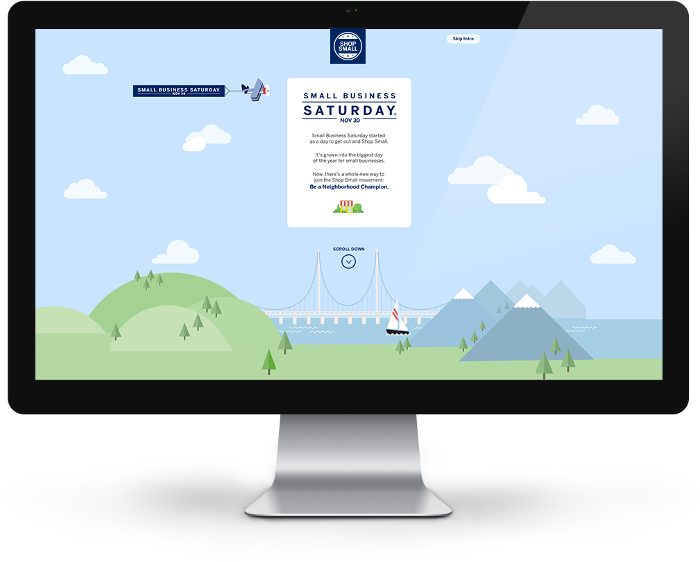 Sbs Computer Mockup - Shop Small (1095x890), Png Download