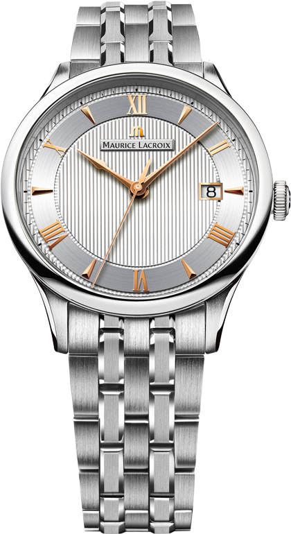 Maurice Lacroix Masterpiece Date Mp6407-ss002-110 (606x774), Png Download