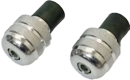 Rotracc Silver Bar Ends - Silver (1024x768), Png Download