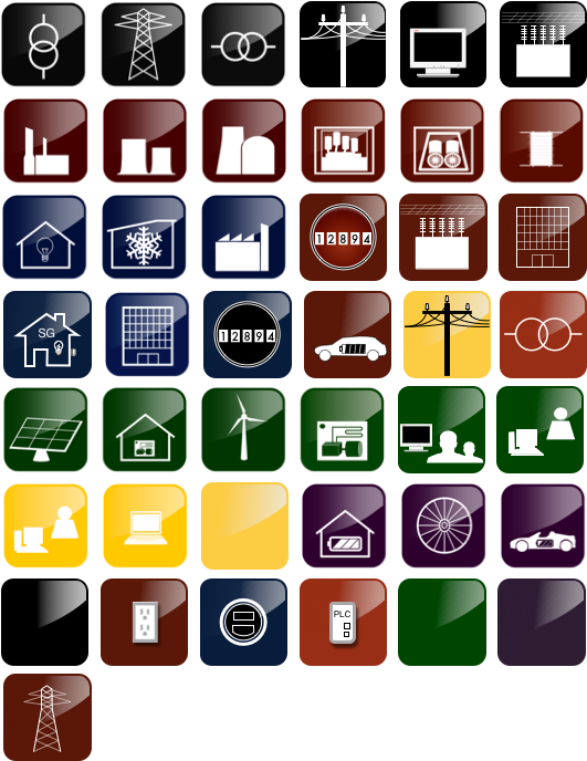 Smart Grid Icons Iia - Jpeg (559x783), Png Download
