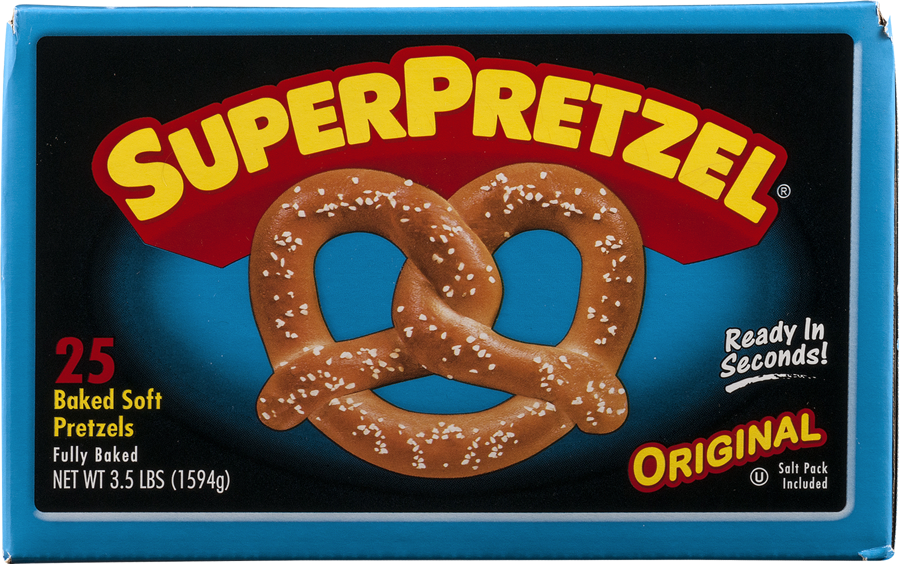 Superpretzel Original Fully Baked Soft Pretzels - Superpretzel Soft Pretzel (1800x1800), Png Download
