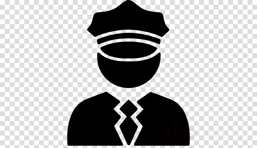 Policia Silueta Png Clipart Security Guard - Simbolo De Seguridad Ciudadana (900x520), Png Download