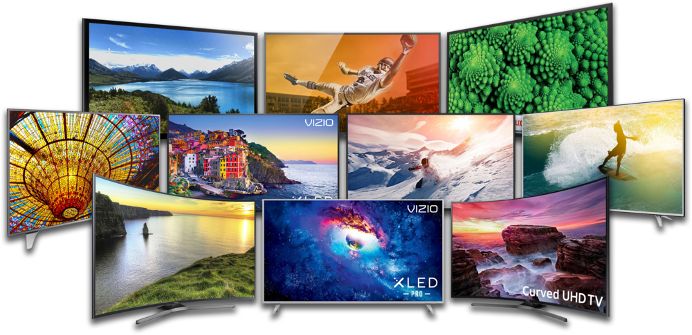 Tvs - Vizio D48f-e0 D-series 48 Full Array Led Smart Tv Accessory (1000x485), Png Download