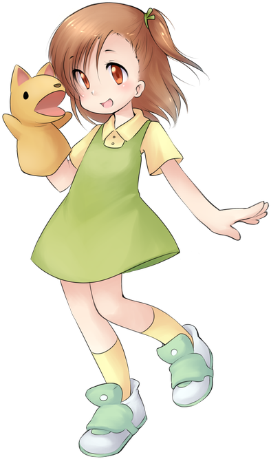 Drawings For Digimon 8/1 Anniversary Video - Cartoon (472x680), Png Download