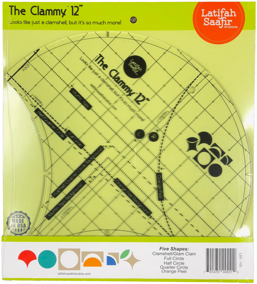 The Clammy 12" - Clammy 12 Inch Template By Latifah Saafir Studios (lss-100) (1060x1060), Png Download