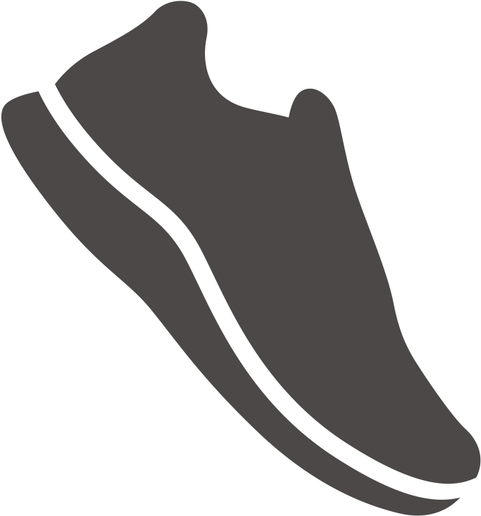 Athletic Shoe Icon - Shoe Icon Transparent (800x800), Png Download