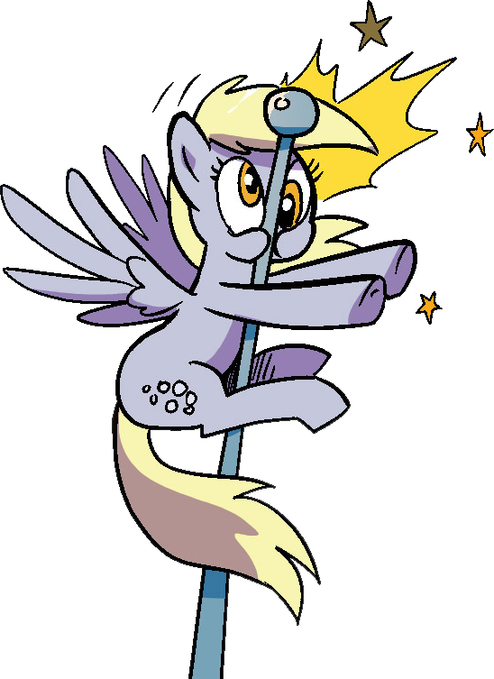 Pencils, Background Removed, Crash, Derpy Hooves, Female, (548x753), Png Download