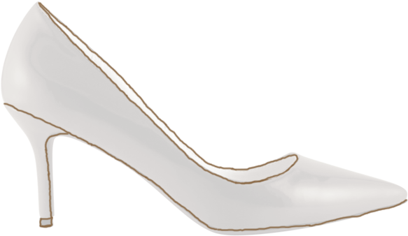 Shoes - Basic Pump (600x600), Png Download