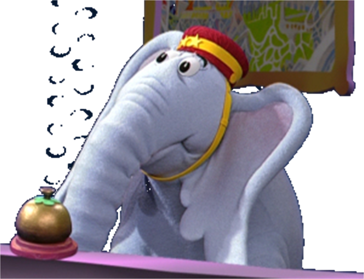 Horton The Hotel Manager - Muppets Seymour The Elephant (1452x1114), Png Download