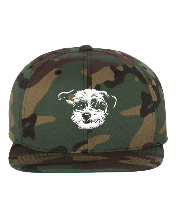 Horton Hat In Camo - Yupoong Classic Flat Bill Snapback Cap, Green (750x750), Png Download