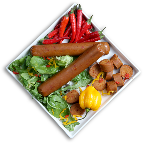 Chorizo Vegan - Veganism (590x571), Png Download