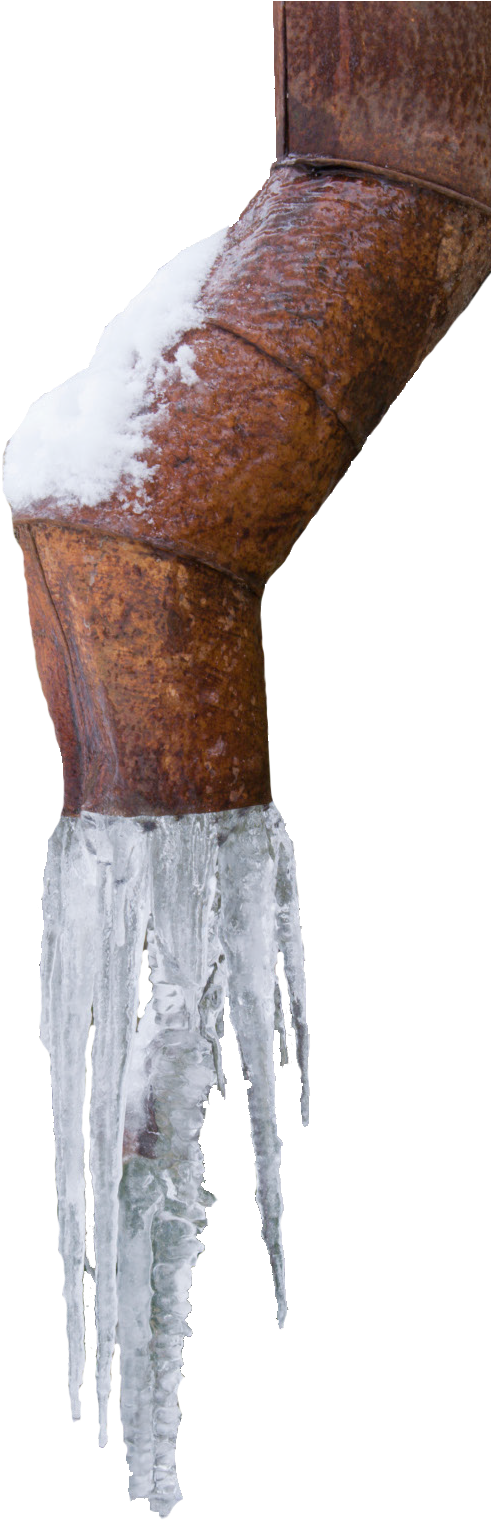 What To Do When Pipes Burst And How To Avoid Them In - Icicle (849x1669), Png Download
