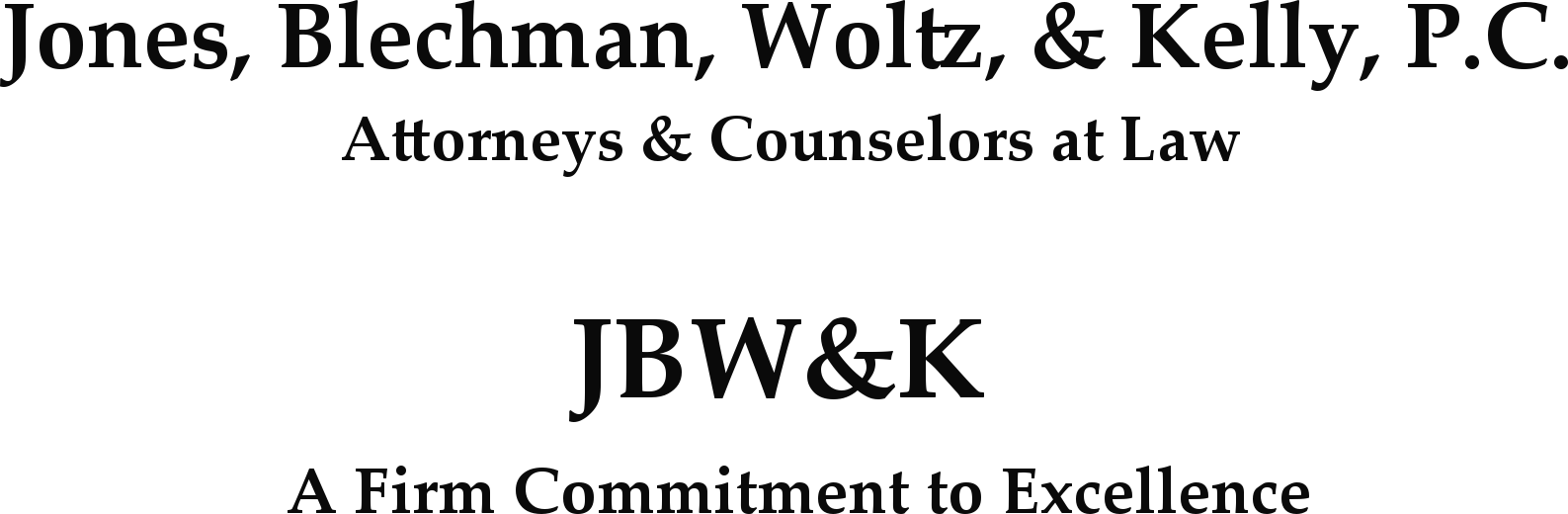 Jones, Blechman, Woltz & Kelly, P (1587x520), Png Download
