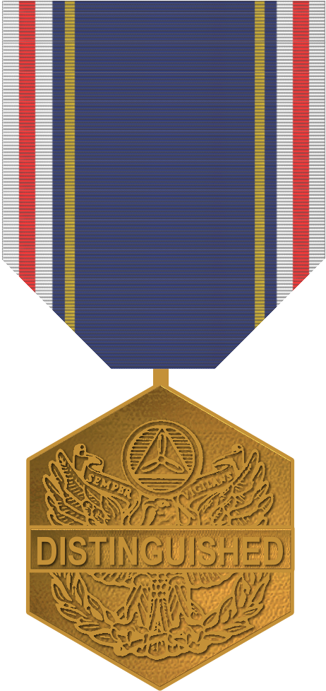 Distinguished Service Medal - Civil Air Patrol Distinguished Service Medal (500x1000), Png Download