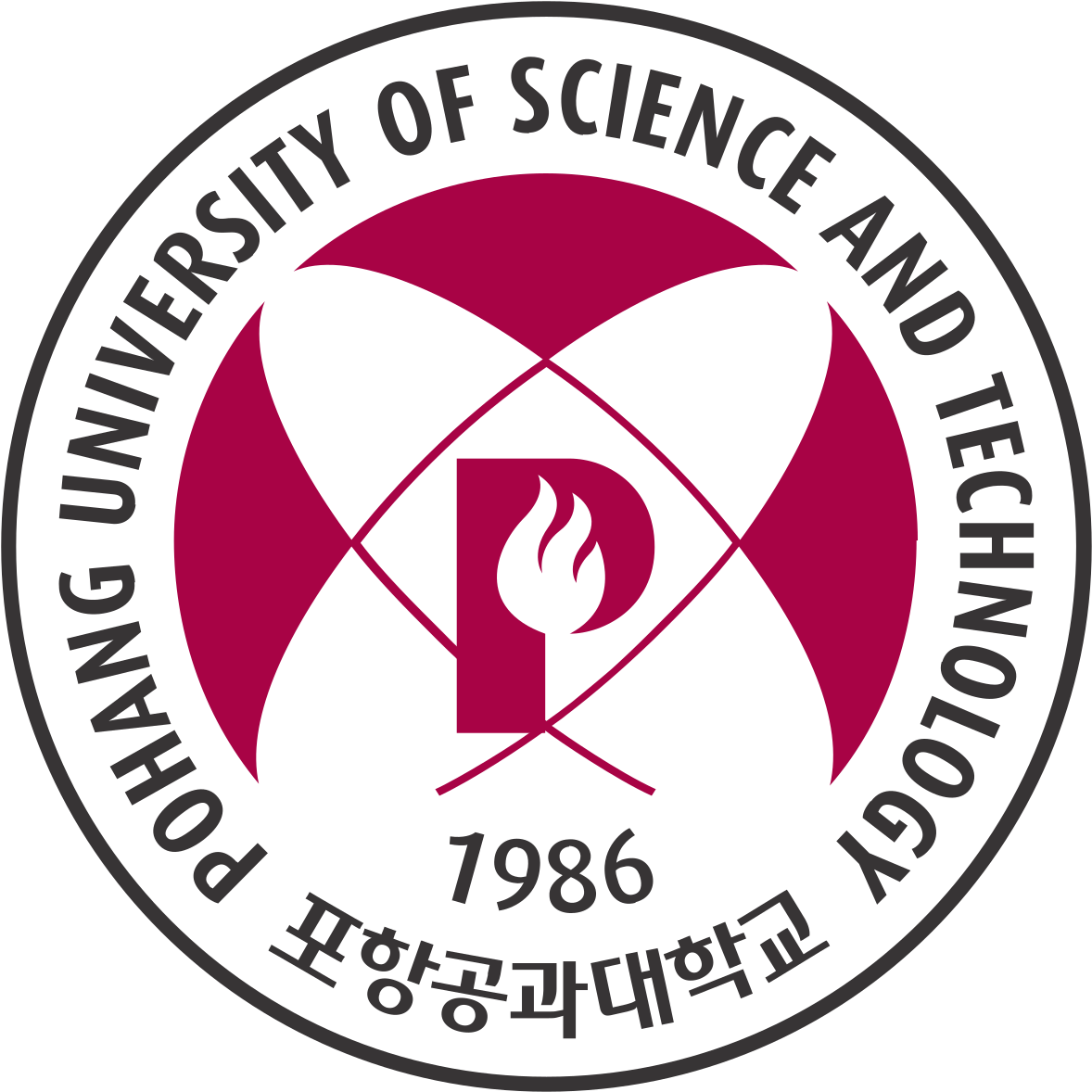 Pohang University Of Science And Technology Logo (1200x1200), Png Download