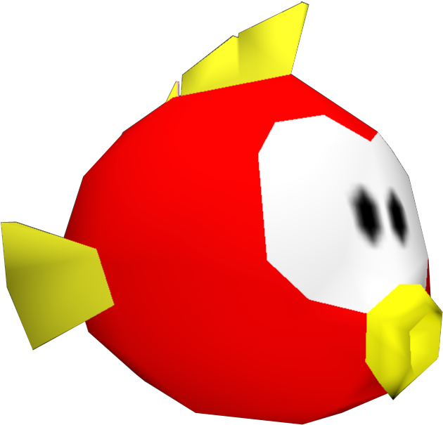 Download Zip Archive - Mario Kart 64 Cheep Cheep (750x650), Png Download