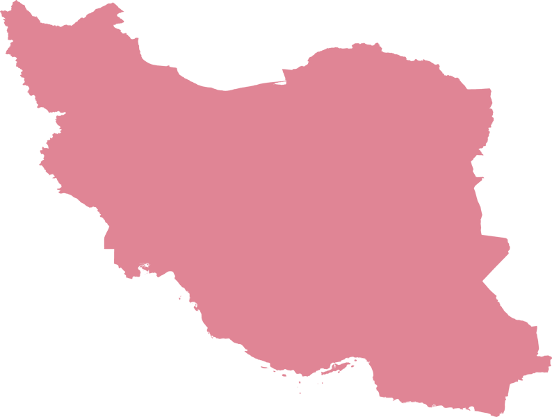 Iraq - Map Iran (794x600), Png Download