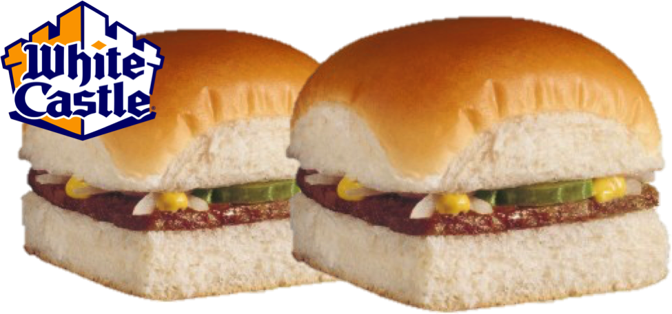 White Castle Cheeseburgers - White Castle 2 Pack Cheeseburger (975x456), Png Download