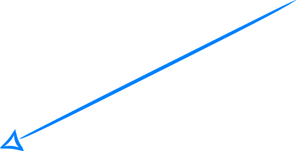 Drawn Arrow Blue - Jackson Rudolph Professional Bo Staff (960x492), Png Download