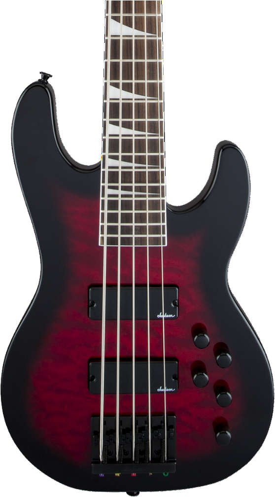 Jackson Bass 5 String (564x1012), Png Download