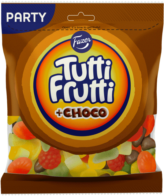 Tutti Frutti Choco 325 G - Tutti Frutti Fazer (640x640), Png Download