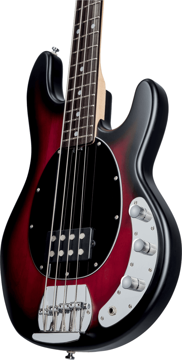 Sterling By Musicman Sub Ray4 - Sterling By Music Man Sub Ray4 Ruby Red Burst Satin (608x1200), Png Download