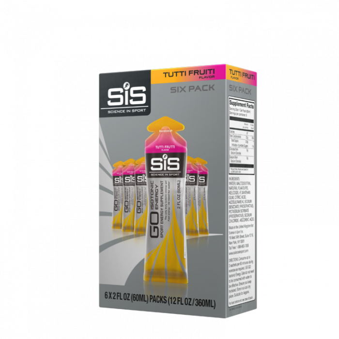 Go Isotonic Energy Gel 60ml 6 Pack - Science In Sport Go Isotonic Energy Gels 60ml X 6 (700x700), Png Download