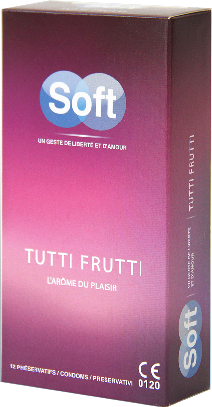Soft Tutti Frutti - Male Condom (900x900), Png Download