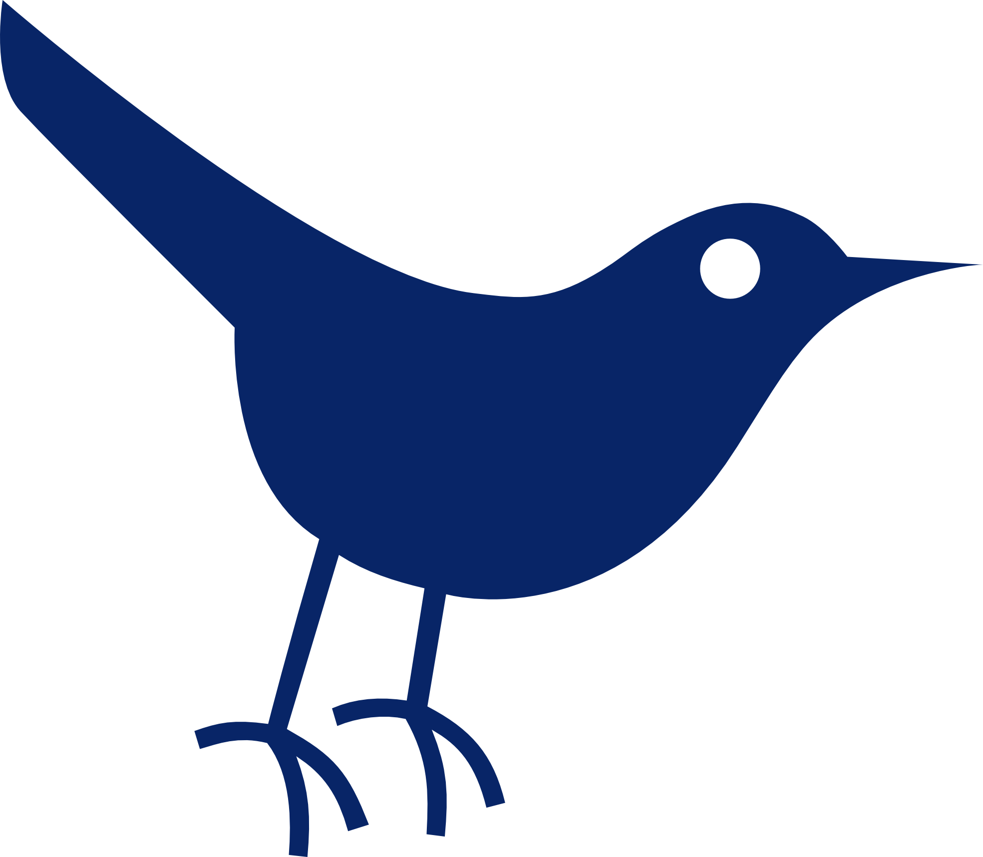 Twitter Bird Tweet Tweet 54 1969px 65 - Twitter Bird Icon (1969x1717), Png Download