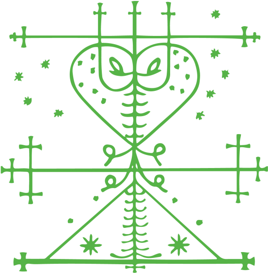 Voodoo Love Spells - Veve De Maman Brigitte (624x591), Png Download
