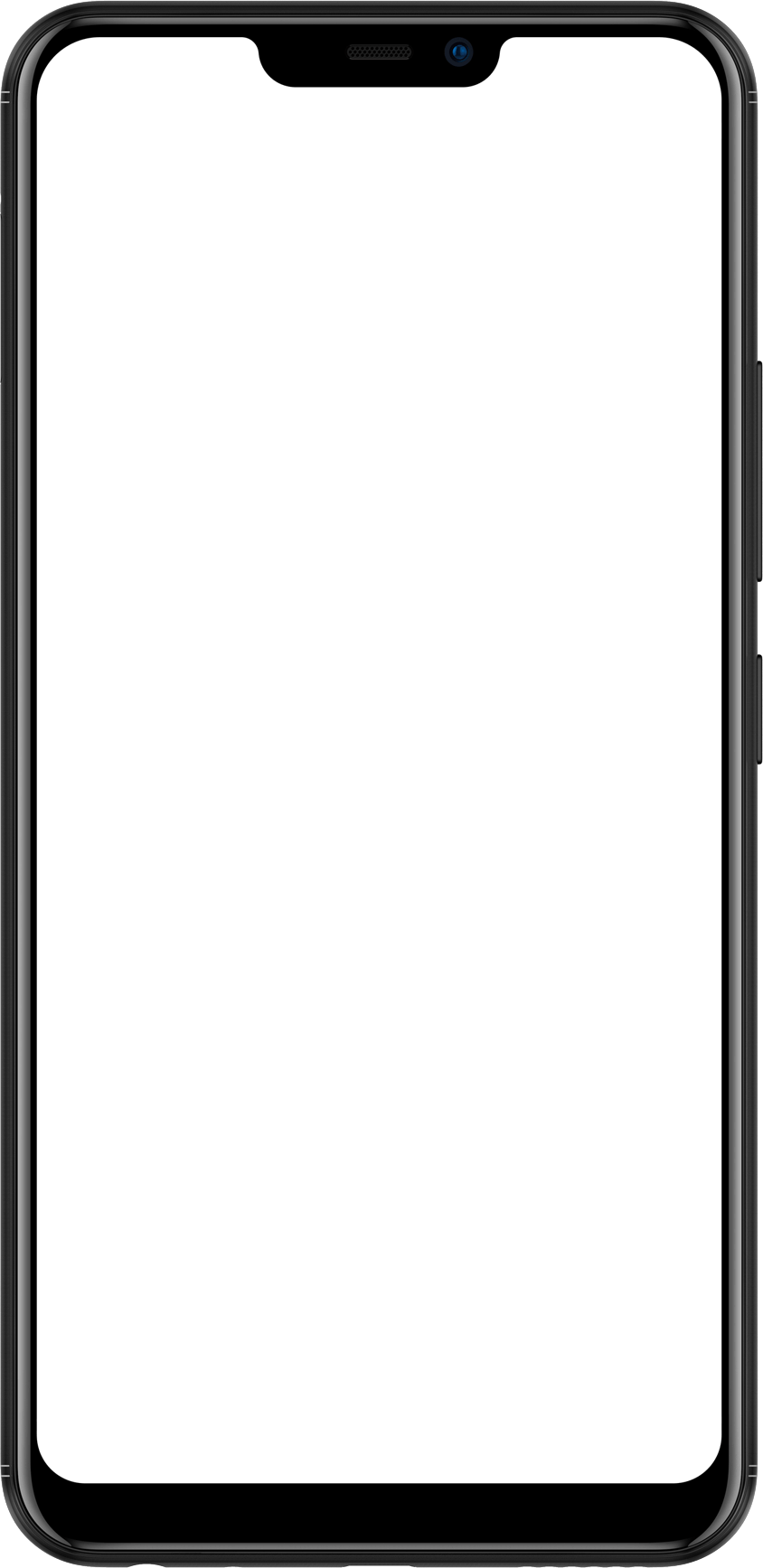 Phone - Frame For Youtube Video (844x1735), Png Download