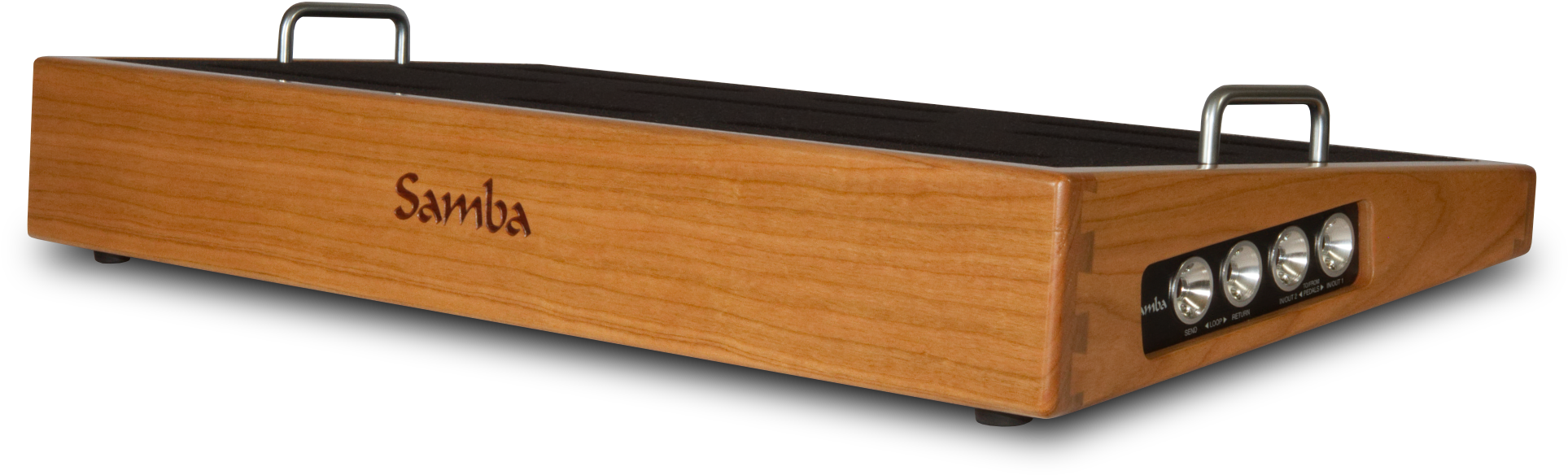 Cherry Wood - Guitar Pedalboard Wood (2000x619), Png Download