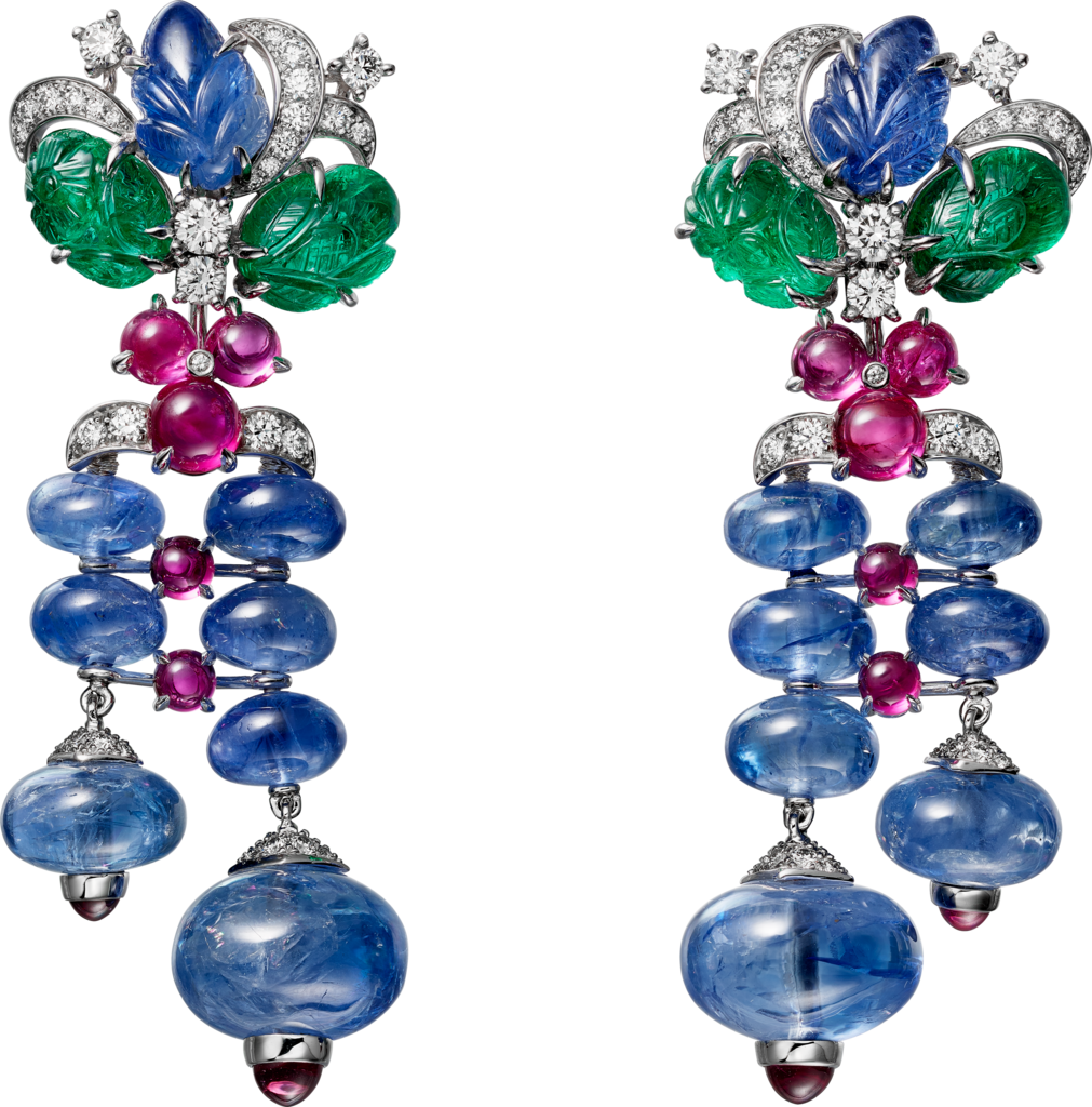 High Jewelry Earrings - Cartier Tutti Frutti (1011x1024), Png Download
