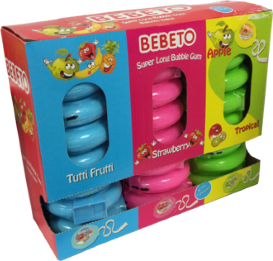 1m Bubblegum Roll - Baby Toys (555x557), Png Download