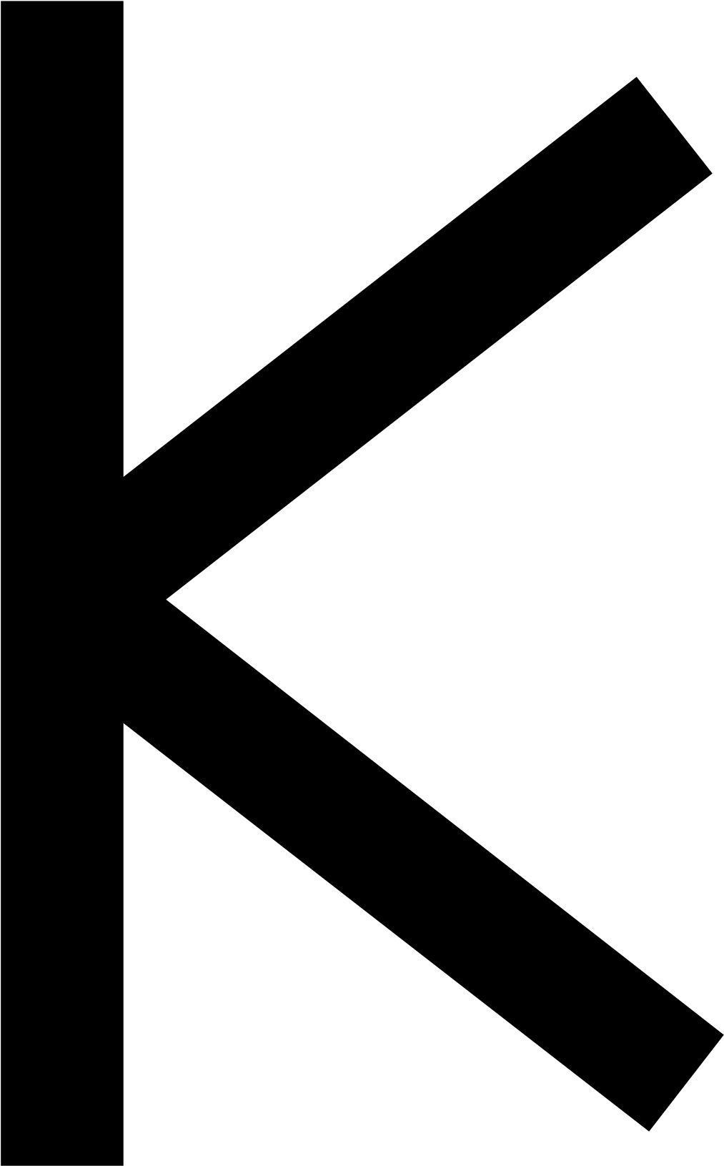 Open - Capital Letter K (2000x2465), Png Download
