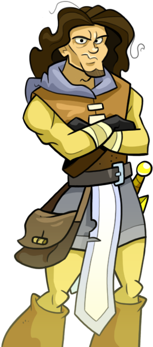 Portrait Bounty Hunter - Cartoon (894x894), Png Download