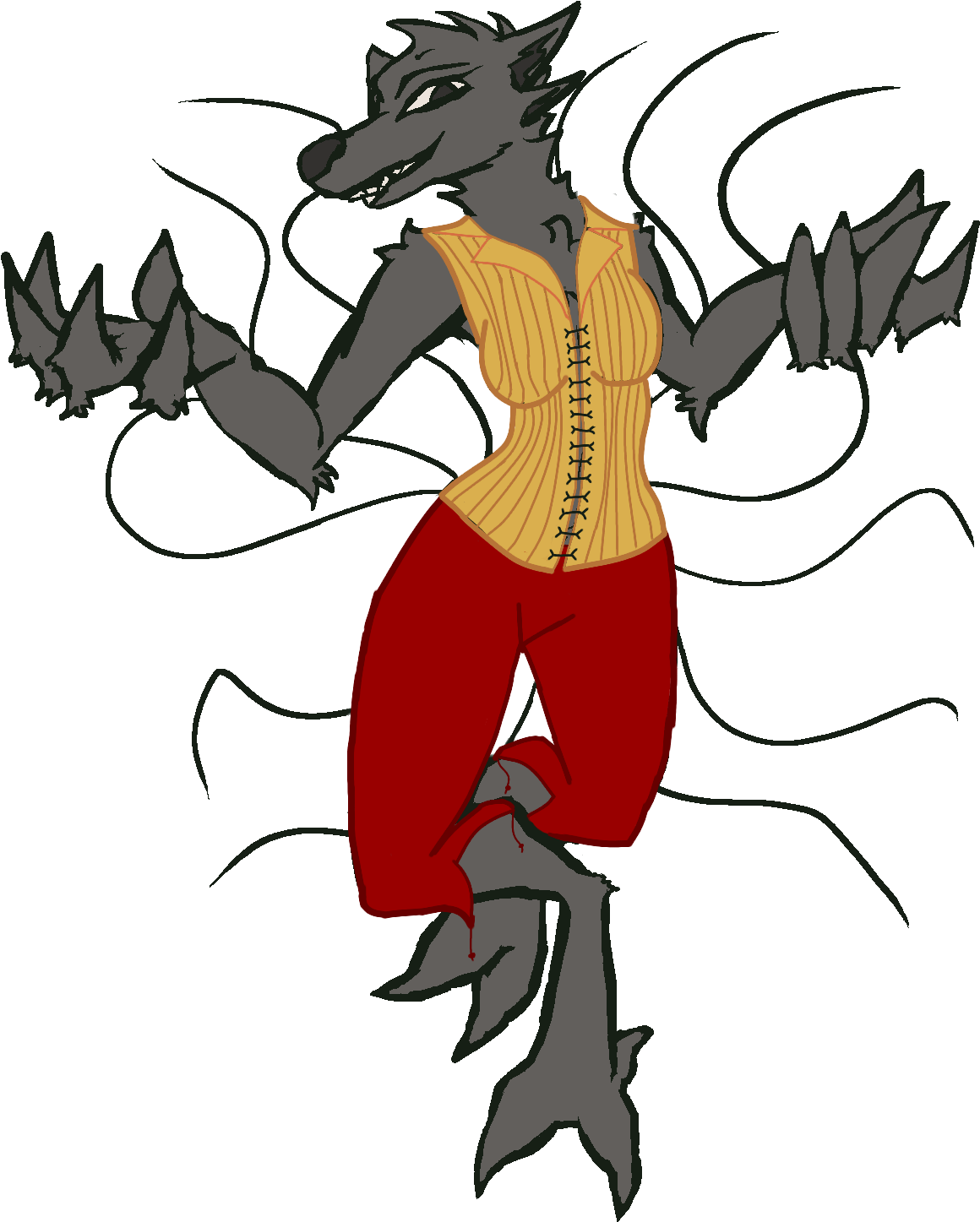, Random Wear ) - Cartoon (1214x1505), Png Download