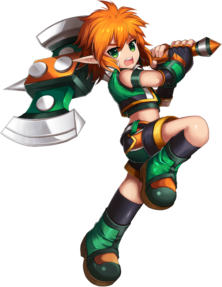 Grand Chase Ryan Druid (900x1055), Png Download