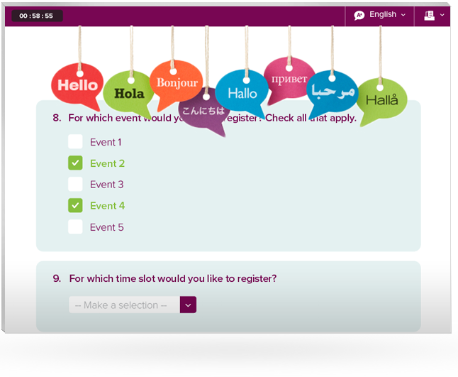 Popular Survey Software - Speaking English And Spanish (646x531), Png Download