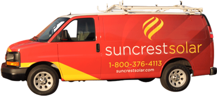 Chevy Van Wrap 3m Vehicle Wrap For Suncrest Solar Fleet - Stop (800x531), Png Download