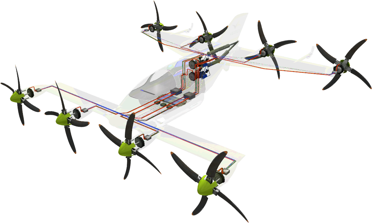 Verdego Becomes Evtol Propulsion Provider - Model Aircraft (1298x782), Png Download
