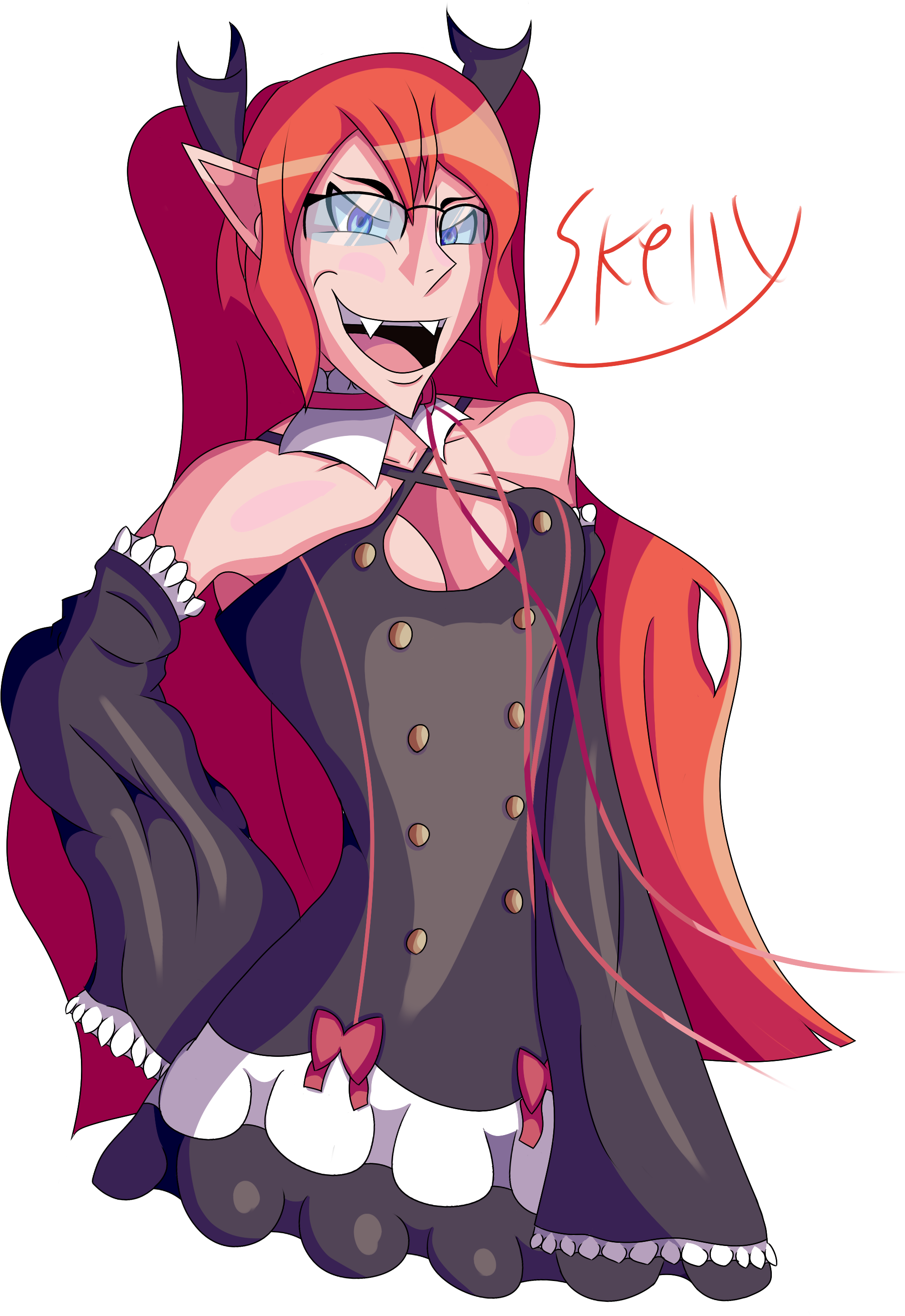 Lady Ayase And Lord Monocle (2300x2900), Png Download